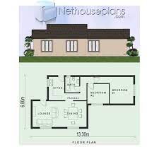 2 Bedroom House Floor Plans South
