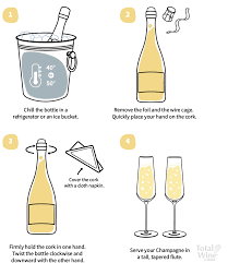 How To Open A Champagne Bottle Total