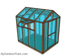 6x8 Wooden Greenhouse Plans
