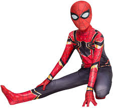 Enfants Spiderman Costume Fer Spiderman Cosplay Combinaison Enfant 3D  Imprimer Oneies Halloween Fête Halloween Robe de carnaval Body pour 6 ~ 7  ans Boys Anniversaires Cadeau,Red- Kid S(105~115cm) : Amazon.fr: Jeux et