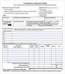 Sample Expense Reimbursement Form 8 Download Free