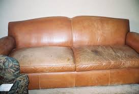 smell out of leather couch