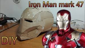 Thingiverse is a universe of things. Iron Man Mark 47 Helmet Part 1 Cardboard Cut Glue Template Diy Youtube