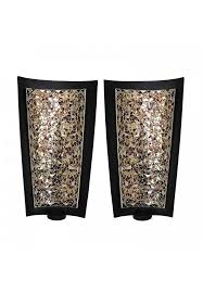 Mosaic Wall Sconces Tealight Candle Holders