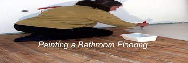 painting bathroom floors an