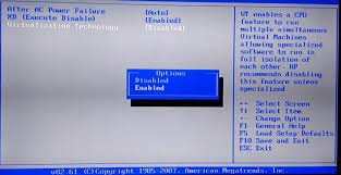 setting the bios in hp pavilion m9060