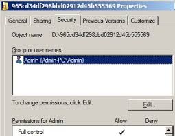 When i check the properties, security tab for the desktop all the permissions are checked for me (myname (computername\myname)) and for administrators. Can T Delete Folder And I Am Admin You Need Permission To Perform This Action You Require Permission From Super User