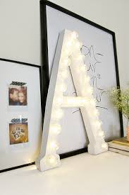 How To Decorate With Diy Marquee Letters Blissfully Domestic