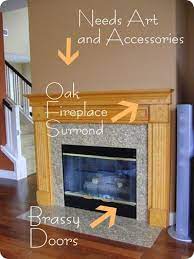 Fireplace With A Stunning Oak Mantel