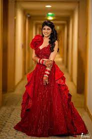 bridal red gown shaadiwish