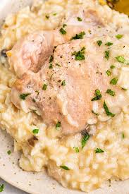 super easy baked pork chops and rice