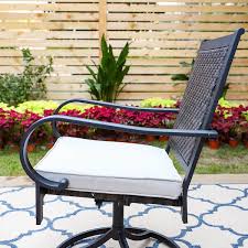 Phi Villa Black Rattan Metal Patio