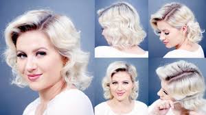 Women were not afraid to sport shorter hair or shorter hair with curls back then. How To Retro Finger Waves Short Hairstyles Milabu Youtube