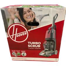 turbo scrub upright carpet cleaner with