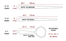 size guide for ties tieroom
