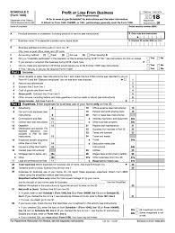 2018 Form Irs 1040 Schedule C Fill Online Printable