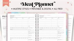 planners templates printables world