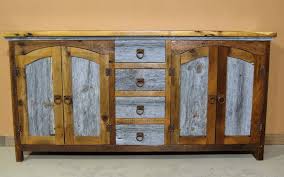 They are earthy, nostalgic and without pretense. Rustic Buffet Tables From Reclaimed Wood Logs Vienna Woodworks
