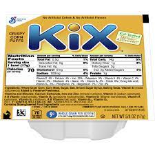kix cereal single serve bowlpak 625