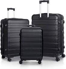 Black Suitcase Set For Sale gambar png