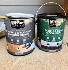 how to paint a concrete porch or patio