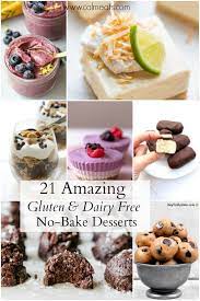 gluten and dairy free no bake desserts