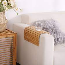 Flexible Bamboo Sofa Armrest Tray