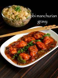 gobi manchurian gravy recipe | cauliflower manchurian gravy recipe
