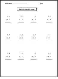 7th Grade Math Worksheets Learning