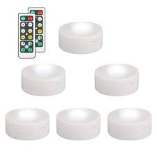 Wireless Led Puck Lights 4000k Kitchen Under Cabinet Lighting With Remote Control Battery Powered Dimmable Closet Lights 6 Pack Walmart Com Walmart Com