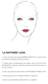 Chanel Face Chart Makeup Face Charts