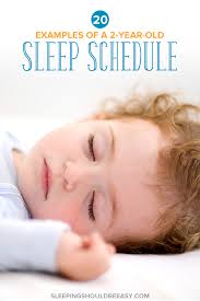 2 Year Old Sleep Schedule Sleeping