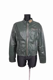 Details About Superdry Womens Leather Jacket Vintage Size L