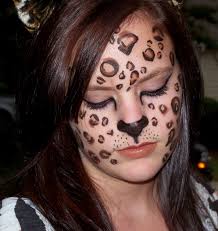 halloween makeup tutorial leopard