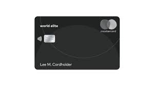 world elite mastercard credit card