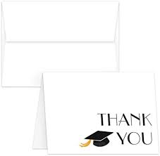 Free, printable thank you cards every tuesday. Amazon Com Graduation Cards 2021 Thank You Card Cute And Stylish Greeting Appreciation Celebratory Card A2 Size 4 25 X 5 5 When Folded 80lb 216 Gsm 25 Cards And Envelopes Per Pack Thank You Office Products