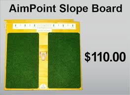 Aimpoint Slope Board Golf Academy Golf