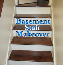 Basement Stairs Makeover