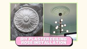 how to fit a plaster ceiling rose