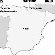 .map of spain with the several regions where basque golf courses in the basque region of spain map of basque country map basque country maps pais vasco map vitorian royalty | ¡hola spain! Major Regions Of Bilingual Study In Spain Galicia The Basque Country Download Scientific Diagram