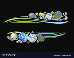 Sports Equipment Royalty Free Vector Image