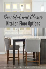 beautiful and clic kitchen floor