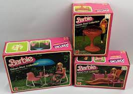 Vintage 1980 Lot Of 3 Barbie Dream Pool