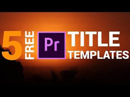 Simply drag and drop your images or video inside, and edit text copies to customize your video effect. 5 Pack Free Modern Clean Title Templates For Premiere Pro Mogrt Youtube Premiere Pro Templates Premiere