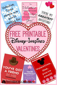 Choose from thousands of disney valentine's cards or create your own from scratch! Free Printable Disney Inspired Valentines The Farm Girl Gabs