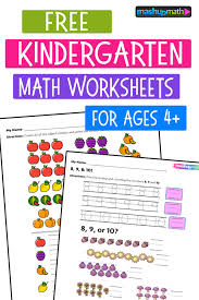 10 free kindergarten math worksheets