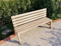 Diy Outdoor Wood Park Style Bench