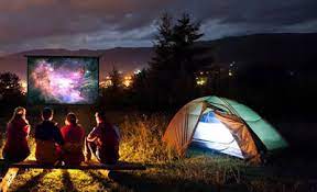 outdoor cinema projectors at just