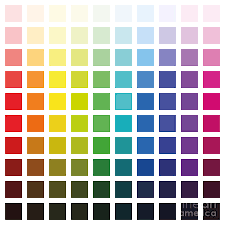 Color Spectrum Hundred Different Colors