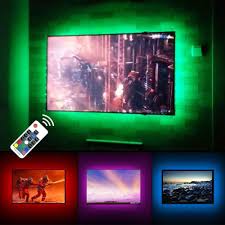Bias Lighting Usb Powered Tv Backlight Led Lights Kit For 48 50 55 Inch Smart Tv Cplid Movie Theater Decor At Home Movie Theater Wall Mounted Tv